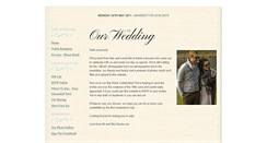 Desktop Screenshot of lucy-and-pete.gettingmarried.co.uk