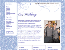 Tablet Screenshot of carolynandrobin.gettingmarried.co.uk