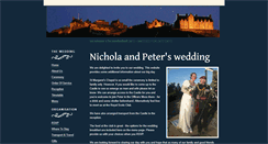 Desktop Screenshot of nichola-and-peter.gettingmarried.co.uk