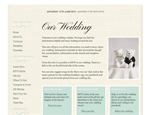 Tablet Screenshot of michael-and-donna.gettingmarried.co.uk