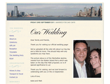 Tablet Screenshot of katieandmatthew.gettingmarried.co.uk