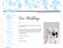 Tablet Screenshot of andrew-and-claire.gettingmarried.co.uk