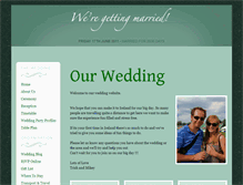 Tablet Screenshot of mikeandtrish.gettingmarried.co.uk