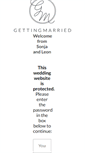 Mobile Screenshot of leonandsonja.gettingmarried.co.uk
