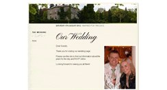 Desktop Screenshot of andyandkim.gettingmarried.co.uk