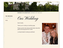 Tablet Screenshot of andyandkim.gettingmarried.co.uk
