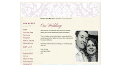 Desktop Screenshot of joshandkatieare.gettingmarried.co.uk