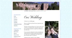 Desktop Screenshot of clareandrichard.gettingmarried.co.uk
