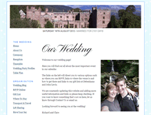 Tablet Screenshot of clareandrichard.gettingmarried.co.uk