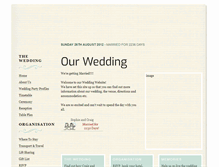 Tablet Screenshot of craigandsophie.gettingmarried.co.uk