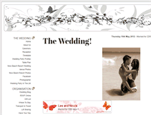 Tablet Screenshot of leeandnicola.gettingmarried.co.uk