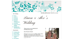 Desktop Screenshot of lauraandalex.are.gettingmarried.co.uk