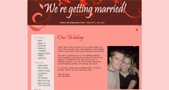 Desktop Screenshot of johnandellenwedding.gettingmarried.co.uk