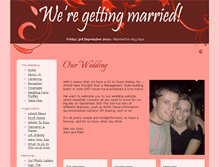 Tablet Screenshot of johnandellenwedding.gettingmarried.co.uk