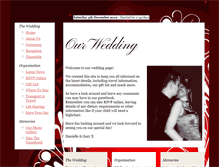 Tablet Screenshot of garyanddanielle.gettingmarried.co.uk