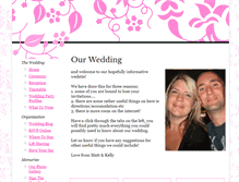 Tablet Screenshot of mattandkellyfox.gettingmarried.co.uk