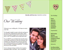 Tablet Screenshot of georgeandrachel.gettingmarried.co.uk