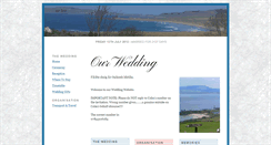 Desktop Screenshot of clareandcolm.gettingmarried.co.uk