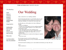 Tablet Screenshot of jamesandtracy.gettingmarried.co.uk