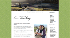 Desktop Screenshot of colinandhelen.gettingmarried.co.uk
