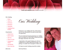 Tablet Screenshot of davidandrose.gettingmarried.co.uk