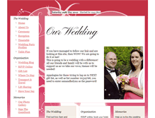 Tablet Screenshot of helynnandsam.gettingmarried.co.uk