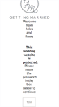 Mobile Screenshot of julesandrosie.gettingmarried.co.uk