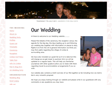 Tablet Screenshot of kev-and-di.gettingmarried.co.uk