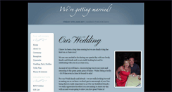 Desktop Screenshot of claireandgareth.gettingmarried.co.uk