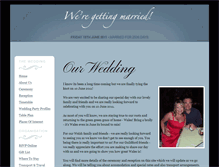 Tablet Screenshot of claireandgareth.gettingmarried.co.uk