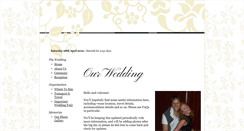Desktop Screenshot of james-and-anita.gettingmarried.co.uk