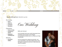 Tablet Screenshot of james-and-anita.gettingmarried.co.uk