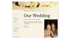 Desktop Screenshot of mattandholly.gettingmarried.co.uk