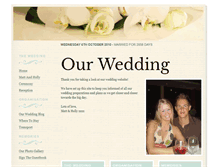 Tablet Screenshot of mattandholly.gettingmarried.co.uk