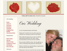 Tablet Screenshot of markandnikki.gettingmarried.co.uk