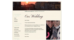 Desktop Screenshot of kenandtracy.gettingmarried.co.uk