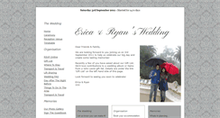 Desktop Screenshot of erica-and-ryan.gettingmarried.co.uk