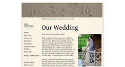 Desktop Screenshot of lizandjoe.gettingmarried.co.uk