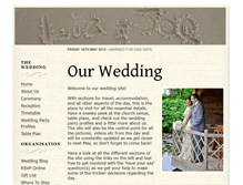Tablet Screenshot of lizandjoe.gettingmarried.co.uk