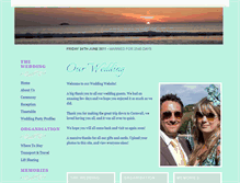 Tablet Screenshot of elleandmark.gettingmarried.co.uk
