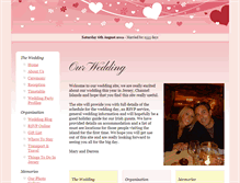 Tablet Screenshot of maryanddarren.gettingmarried.co.uk