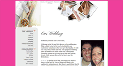 Desktop Screenshot of mrandmrsbrowntobe.gettingmarried.co.uk