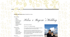 Desktop Screenshot of helen-rogerio.gettingmarried.co.uk