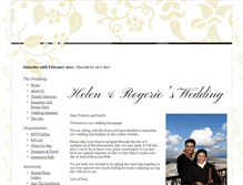 Tablet Screenshot of helen-rogerio.gettingmarried.co.uk