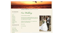 Desktop Screenshot of lukeandjennifer.gettingmarried.co.uk