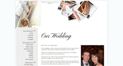 Desktop Screenshot of angelaandray.gettingmarried.co.uk