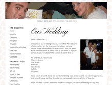 Tablet Screenshot of michaelandkerry.gettingmarried.co.uk