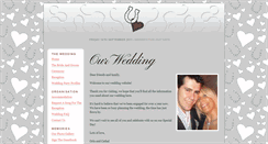 Desktop Screenshot of orlaandcathal.gettingmarried.co.uk