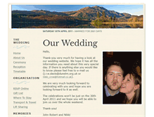 Tablet Screenshot of nikkiandjohn.gettingmarried.co.uk