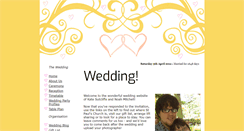 Desktop Screenshot of kateandnoahare.gettingmarried.co.uk